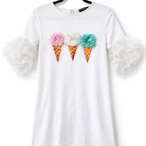 SHEIN White Tshirt dress